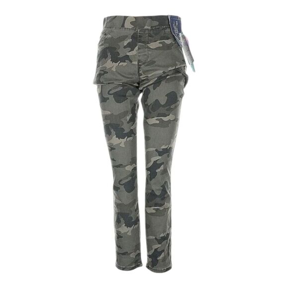 LUCY JEANS M 8-10 Sound/style PULL ON ANKLE Leggings Beau Dawson pants Camo New - Picture 1 of 11